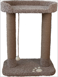 Когтеточка комплекс для кошки ковролиновый 50х40 "Пушинка"  "Рыжебок"