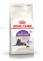 Корм для стерилизованных кошек Royal Canin Sterilised 7+ Корм сухой сбалансированный, 0,4 кг