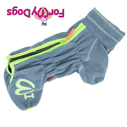FOR MY DOG Комбинезон флисовый серый для мальчиков (14) FW727-2019 