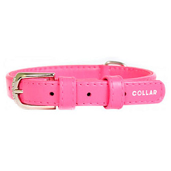 Ошейник Collar Glamour без украшений шир 25мм дл 38-49см розовый 33047