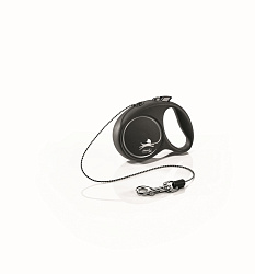 FLEXI Рулетка BLACK DESIGN XS трос 3 м до 8 кг серебряный  56018F