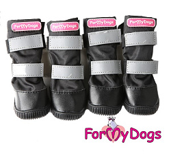 FOR MY DOGS Сапоги с усиленным носком РП черные р-р 2 TDSH0052-2023