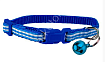 Ошейник для собак "Клетка" нейлон 10 мм*30 см 1880 (голубой) (251617) BUDDY