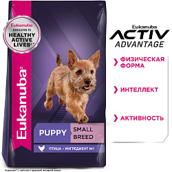 Eukanuba Паппи Смол Брид д/щенков мелких пород 800 г