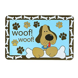 Коврик под миску эконом "Woof" 43*28 см 2858958 Sima