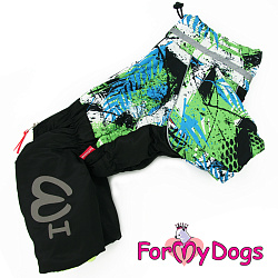FOR MY DOG Комбинезон черно/зеленыйдля мальчиков (12) FW919-2020 М