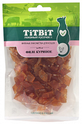 Вяленые лакомства для кошек Филе куриное 50 г 019405 TiTBiT
