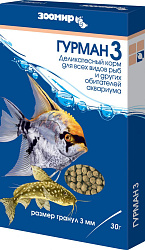 Зоомир гранулированный Гурман 3мм  30 г 493128