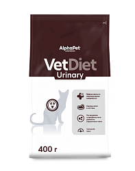 ALPHAPET (АльфаПет)  VET DIET URINARY сухой корм для взрослых кошек (индейка) 0,4 кг