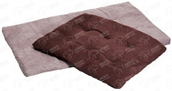 Лежанка прямоугольная серая, имитация замши 95*60 см Sunbed DS grey 6  11202036