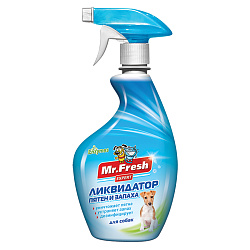 MrFRESH Спрей Эксперт Ликвидатор 3 в 1 пятен и запаха для собак 500 мл F404 (Неотерика)Экопром