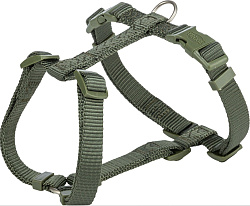 Шлейка Premium H-harness, M–L: 52–75 см/20 мм, оливково-зеленый 203433 Trixie