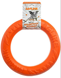 Игрушка для крупных пород Кольцо 8-мигранное большое оранжевое, Доглайк