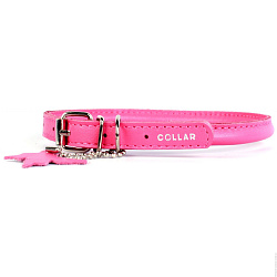 Ошейник "Collar Glamour" круглый для длинношерстных собак 13 мм*45-53 см розовый 35077