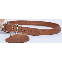 Ошейник "Collar Soft" для длинношерстных собак 8 мм*33-41 см коричневый 00396