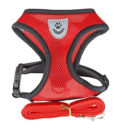 Шлейка-жилетка + поводок DRESSCODE св/отр S (26-32) PerseiLine Ш-1 в ассортименте