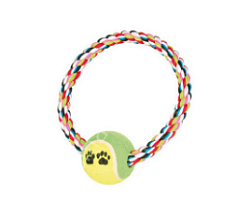 Игрушка  "Мяч теннисный на двойной веревке" 46 см R1079 (360160) Buddy