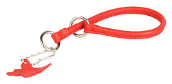 Ошейник-удавка рывковый "Collar Glamour" (диаметр 13 мм, дл. 60 см) красный 75433