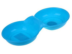 Миска двойная 24 х11,5 х 23 см 1211861 Sima