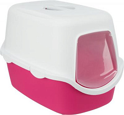 Туалет-домик Vico 40*40*56 см розовый/белый 40277 Trixie