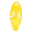 Панцирь каракатицы "Кеша" 12 см Банан
