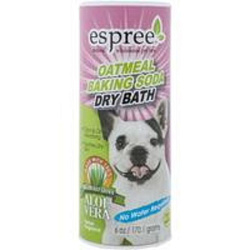Сухой шампунь-пудра "Овес и сода" для собак и кошек, Oatmeal Baking Soda Dry Bath 6oz, 170 ESP01623