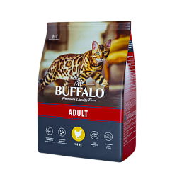 Mr. Buffalo ADULT Сухой корм д/к курица 1.8 кг