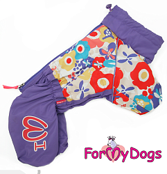 FOR MY DOG Дождевик фиолет для девочек 512SS-2022F