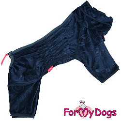 FOR MY DOGS Комбинезон синий (велюр) для мальчиков р-р16