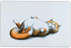 Коврик под миску "Thick Cat" 44*28 см Trixie