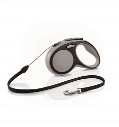 Рулетка FLEXI "NEW COMFORT" M трос 5 м 12 кг, серый 50212F Trixie