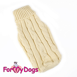 FOR MY DOG Свитер айвори (10-12) FW659-2018