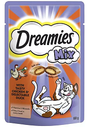 Dreamies микс курица+утка 60 г