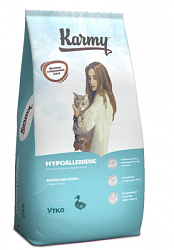KARMY Hypoallergenic сухой корм для кошек склонных к пищевой аллергии c уткой (разв)