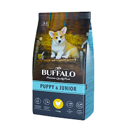 Mr. Buffalo PUPPY & JUNIOR Сухой корм д/щенков и юниоров курица (развес)