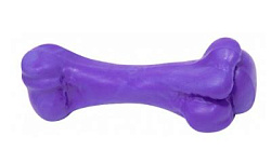 Игрушка "Кость литая средняя" 15,8см (пластикат), фиолетовая, 164136-07, Зооник