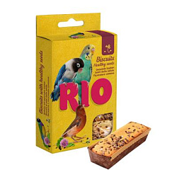 RIO Бисквит для всех видов птиц с полезными семенами 35 г 