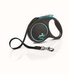 FLEXI Рулетка BLACK DESIGN L ремень 5 м до 50 кг синий  57302F
