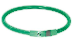 Мигающий ошейник для собак LED 35см прозрачный 12721 Trixie