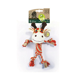 Игрушка мягкая для собак Жираф Зия ECO ZIA, 33 см, MPets