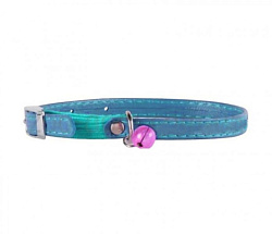 Ошейник "Collar Glamour" с резинкой для котят  ( ш. 9 мм, дл. 17-20 см) синий 32752