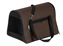 Сумка-переноска FLIP одноцв. разм. L 47*29*33 PerseiLine СП-63 КОРИЧНЕВЫЙ