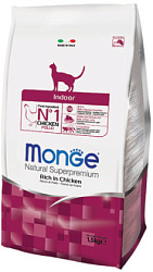 Monge Cat Indoor сухой корм для домашних кошек 1,5 кг 70005111