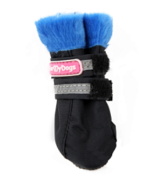 FOR MY DOG Сапоги черно/синие ПВХ (2) FMD639-2019 BL/B