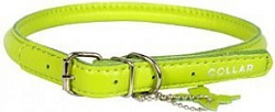 Ошейник "Collar Glamour" круглый для длинношерстных собак 13 мм*53-61 см зеленый 35315