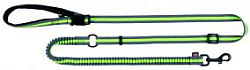 Поводок для пробежки, 1,33-1,80 м/20мм серый/зеленый 12763  Trixie
