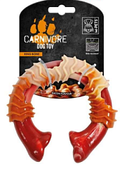 Игрушка для собак Карнивор круглая кость, вкус бекона, 14 x 13.7 x 4.1 см MPets 