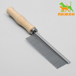 Расчёска Wood с деревянной ручкой, 17,5 х 3 см 3276115