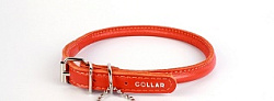 Ошейник "Collar Glamour" круглый для длинношерстных собак 13 мм*45-53 см оранж. 35074