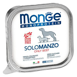 Monge Dog Monoproteico Solo консервы для собак паштет из говядины 150 